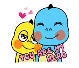Forever Love Dinosaur sticker #15901682
