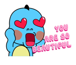 Forever Love Dinosaur sticker #15901688