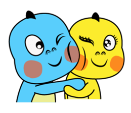 Forever Love Dinosaur sticker #15901692