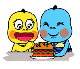 Forever Love Dinosaur sticker #15901693