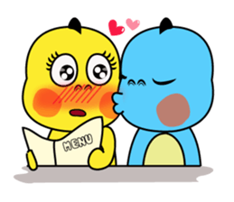 Forever Love Dinosaur sticker #15901695