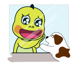 Lovely Beauty Dinosaur Loves Shopping sticker #15901779