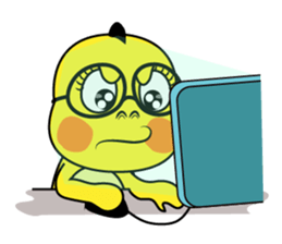 Lovely Beauty Dinosaur Loves Shopping sticker #15901788