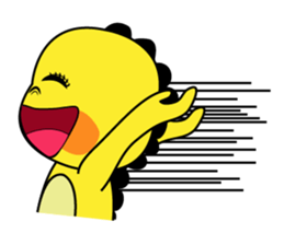 Lovely Beauty Dinosaur Loves Shopping sticker #15901790