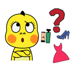 Lovely Beauty Dinosaur Loves Shopping sticker #15901794