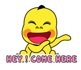 Lovely Beauty Dinosaur Loves Shopping sticker #15901800