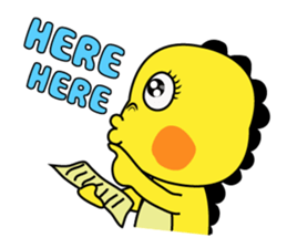 Lovely Beauty Dinosaur Loves Shopping sticker #15901808