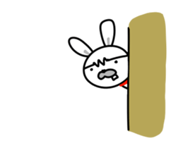 Angry Rabbit 1 sticker #15901938