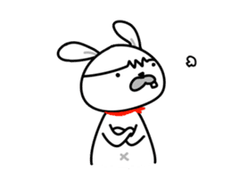 Angry Rabbit 1 sticker #15901942