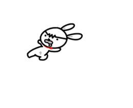 Angry Rabbit 1 sticker #15901945