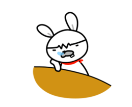 Angry Rabbit 1 sticker #15901948