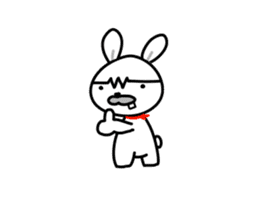 Angry Rabbit 1 sticker #15901950