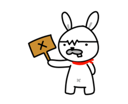 Angry Rabbit 1 sticker #15901958