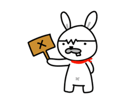 Angry Rabbit 1 sticker #15901958