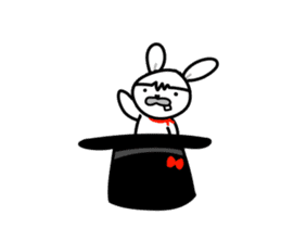 Angry Rabbit 1 sticker #15901961