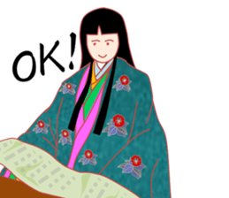 The kimono girl! sticker #15902021