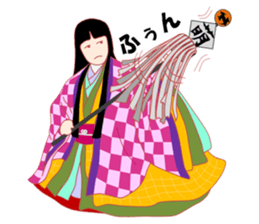 The kimono girl! sticker #15902022