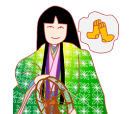 The kimono girl! sticker #15902028