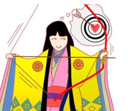 The kimono girl! sticker #15902029