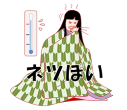 The kimono girl! sticker #15902040