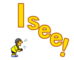 Big voices of little children(greeting&) sticker #15902067