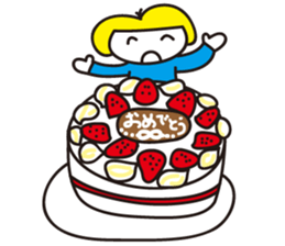 Japanese Sweets & Mo-chan's Sticker sticker #15902074