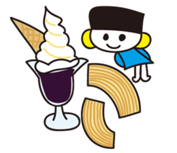 Japanese Sweets & Mo-chan's Sticker sticker #15902077