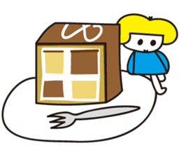 Japanese Sweets & Mo-chan's Sticker sticker #15902078