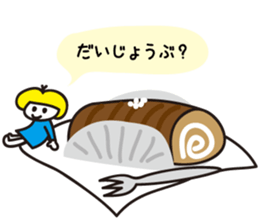 Japanese Sweets & Mo-chan's Sticker sticker #15902079