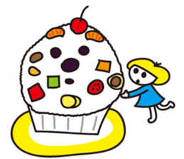 Japanese Sweets & Mo-chan's Sticker sticker #15902082