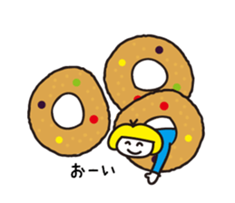 Japanese Sweets & Mo-chan's Sticker sticker #15902085