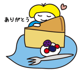 Japanese Sweets & Mo-chan's Sticker sticker #15902086