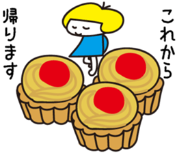 Japanese Sweets & Mo-chan's Sticker sticker #15902096