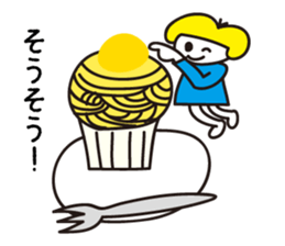 Japanese Sweets & Mo-chan's Sticker sticker #15902097