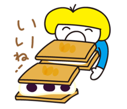 Japanese Sweets & Mo-chan's Sticker sticker #15902099