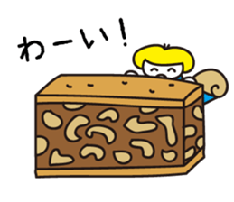 Japanese Sweets & Mo-chan's Sticker sticker #15902109