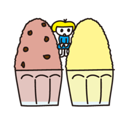 Japanese Sweets & Mo-chan's Sticker sticker #15902112