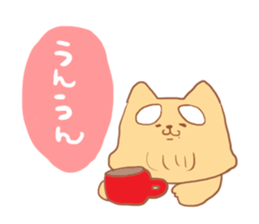 shiromayunoinu2 sticker #15902309