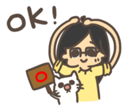 Pink people daily sticker #15902477