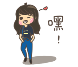 Pink people daily sticker #15902487