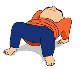 Horizontal stripe glasses sticker #15903075