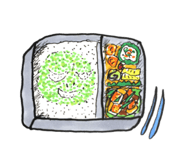 My friend work at office in our planet sticker #15903096