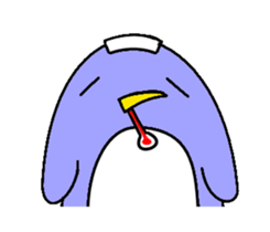 Ayou and Lunglung-40 icons of penguin! sticker #15903230