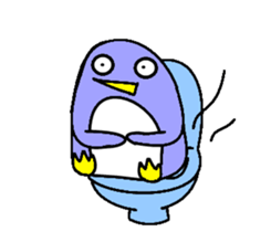 Ayou and Lunglung-40 icons of penguin! sticker #15903231