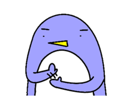 Ayou and Lunglung-40 icons of penguin! sticker #15903233