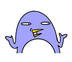 Ayou and Lunglung-40 icons of penguin! sticker #15903234