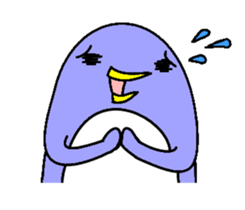 Ayou and Lunglung-40 icons of penguin! sticker #15903236