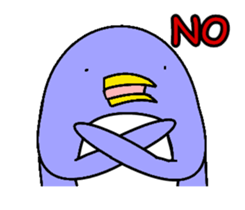 Ayou and Lunglung-40 icons of penguin! sticker #15903242