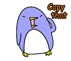 Ayou and Lunglung-40 icons of penguin! sticker #15903243