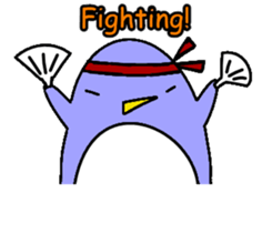 Ayou and Lunglung-40 icons of penguin! sticker #15903251